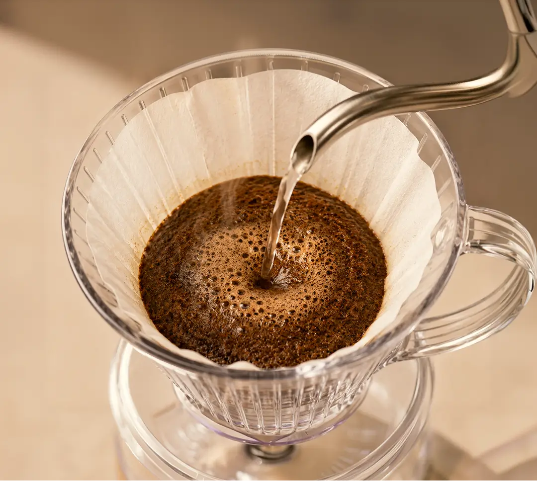 Brewing close-up